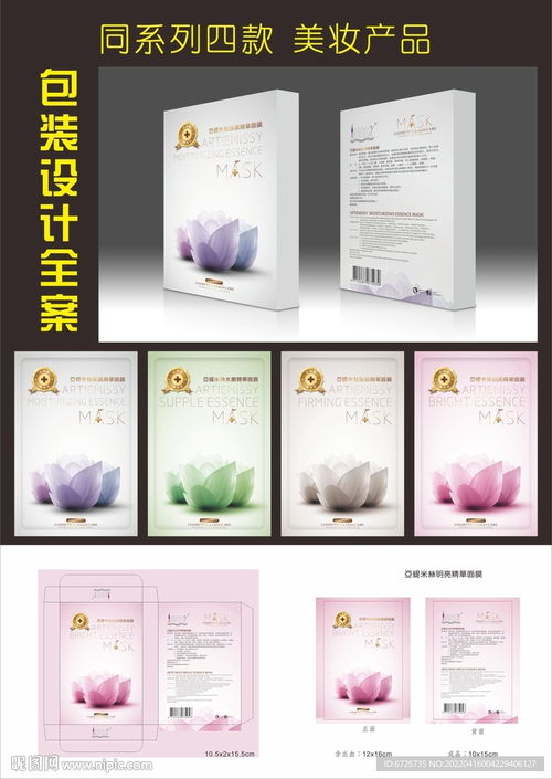 美妝產品包裝與面膜包裝設計全案及廣告設計策略